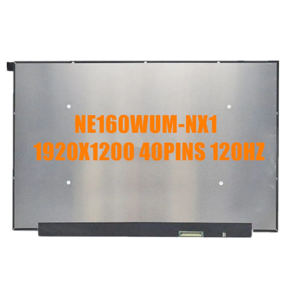 New KrystalPix LCD Display FITS- Replacement LCD NE160WUM-NX1 V18.0 V18.1 for Asus vivobook Pro 16 K6602v 16 FHD+ 1920x1200 120hz 144hz LED LCD Panel New Non-Touch Display