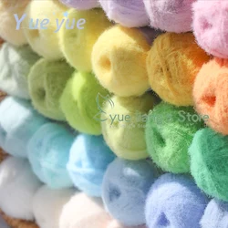 40G/Roll Small Puff Imitation Wool Felt Yarn, Super Soft Crochet Needle, Baby Clothes, Velvet Yarn, Doll Thread