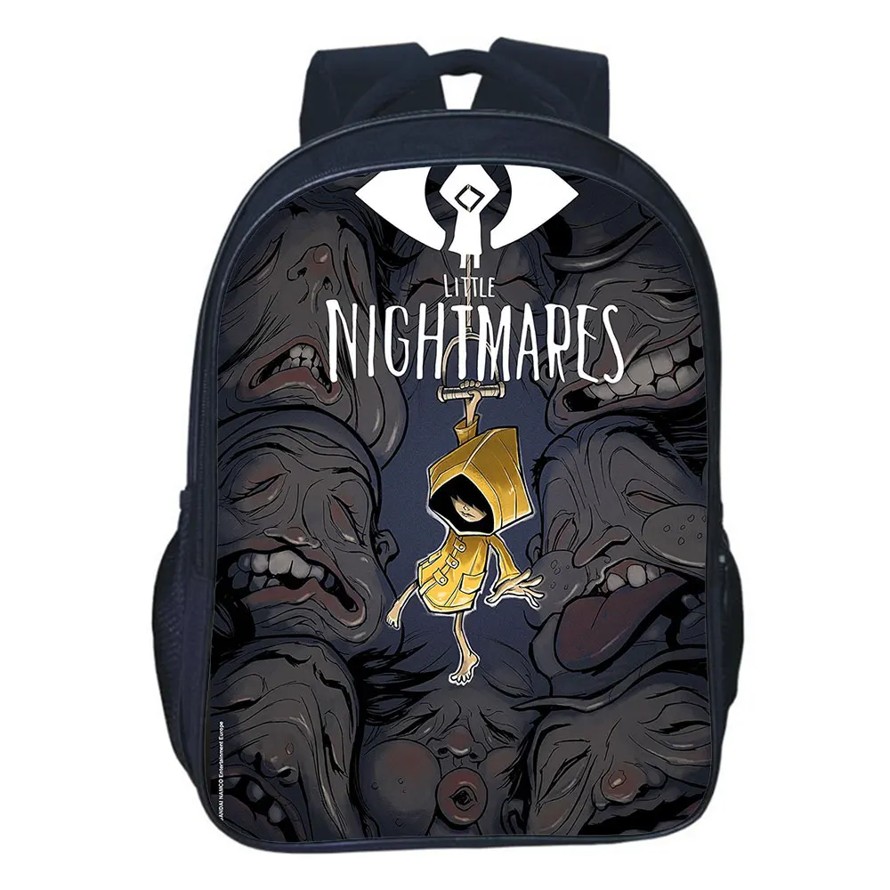 

16 inch Little Nightmares Backpack Adventure Game Printing Teens School Bag Children Bookbag Boys Girls Gift