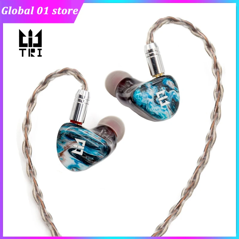 

TRI Starshine Hi Res 2 Electrostatic Drive+2BA Units Hi Fi In Ear Earphones Studio Monitor Headphones Detachable Cable Earbuds