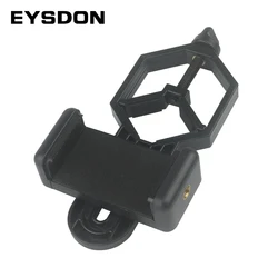EYSDON Smart Phone Adapter Plastic for Monocular Microscope Telescope Binoculars Spotting Scope Mobile Phone Clip Bracket