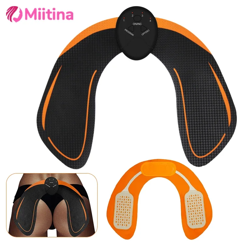 

EMS Electric Hip Muscle Stimulator Fitness Buttock Abdominal ABS Trainer Weight Loss Body Slimming Massage With Gel Pads Massage