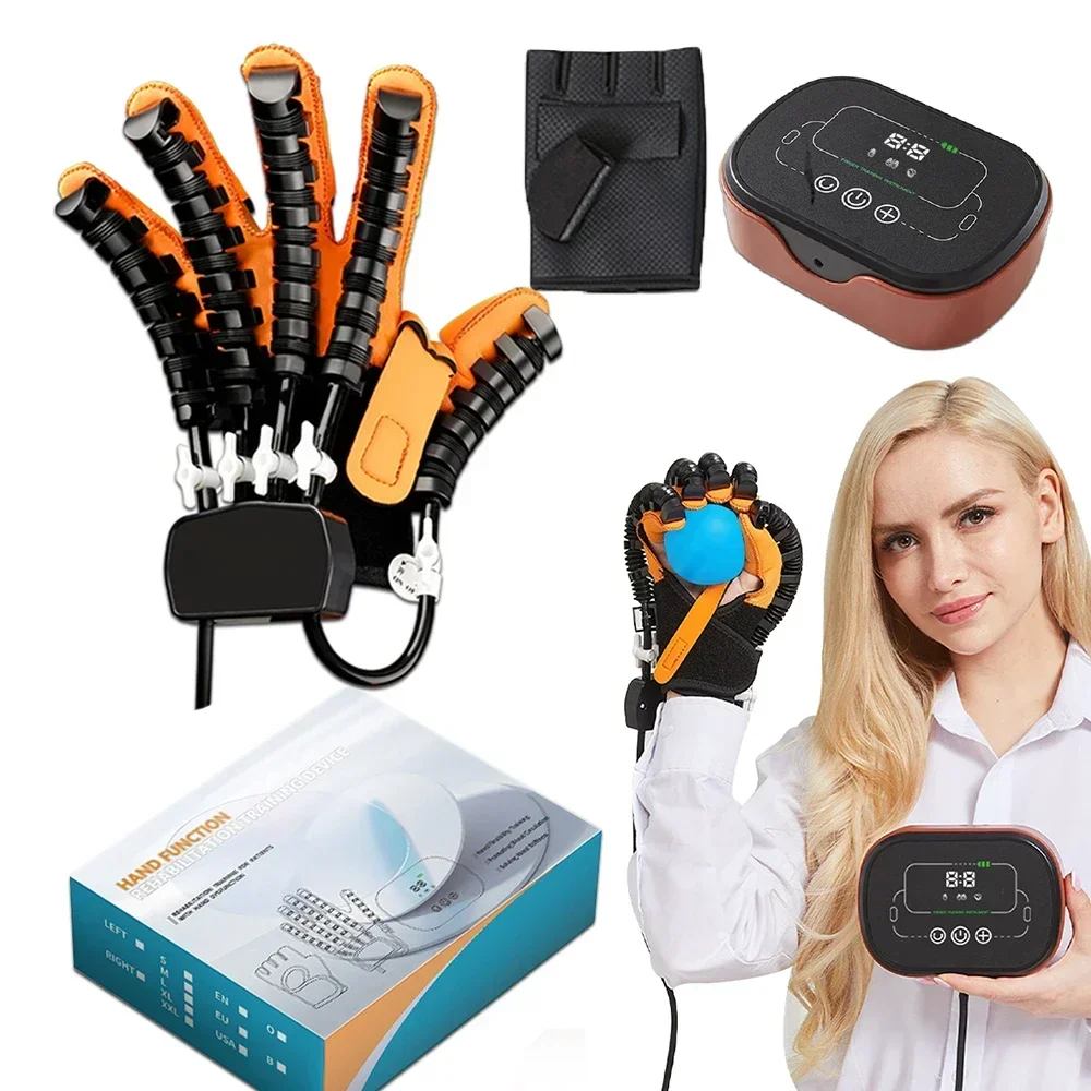 

Protable Rehabilitation Robot Gloves Hemiplegia Finger Rehabilitation Trainer Hand Function Recovery Finger Exercise Robot Glove