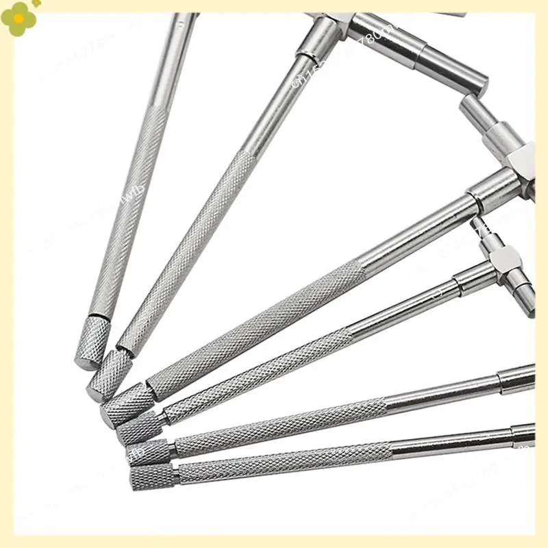 LDHL 8-150Mm (5/16Inch-6Inch) Telescoping Gauge Set 6Pcs Internal Gauge Hole Gauges For Quick Inside Measurements Of Holes