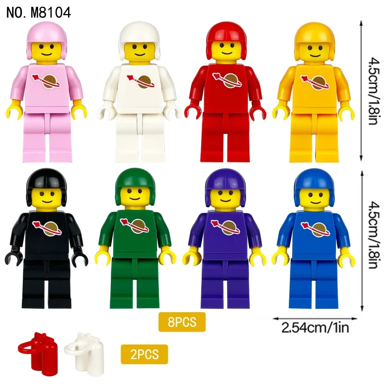 Blocs de construction DIY, poupées, jouets, mini personnages, poupées humanoïdes, cadeaux d'anniversaire, jouets pour enfants, personnages de dessins animés.