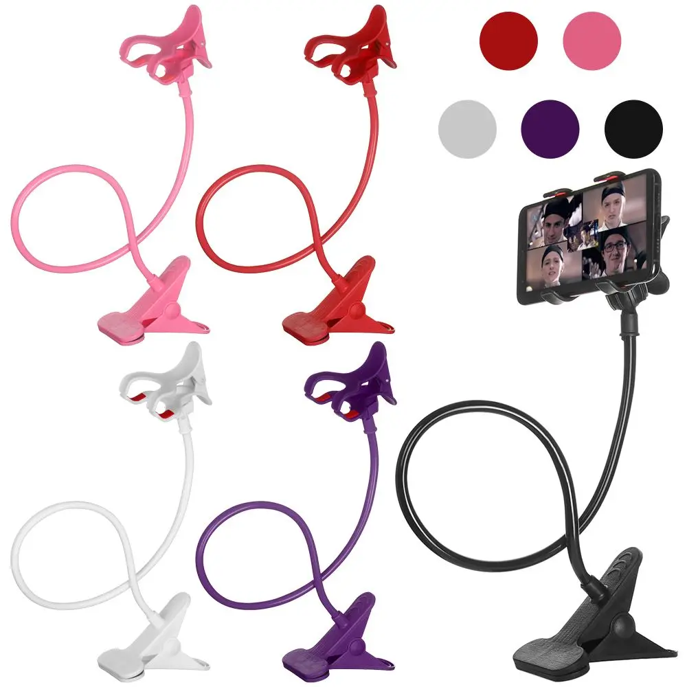 Fashion Flexible Lazy 360 Clip Bed Desk Holder Mount Stands Portable Bracket Phone Holder