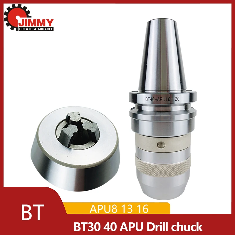 

JIMMY BT30 BT40 APU08 APU13 APU16 BT Шпиндель APU Держатель инструмента Встроенный самозатягивающийся автоматический сверлильный патрон Инструменты с ЧПУ