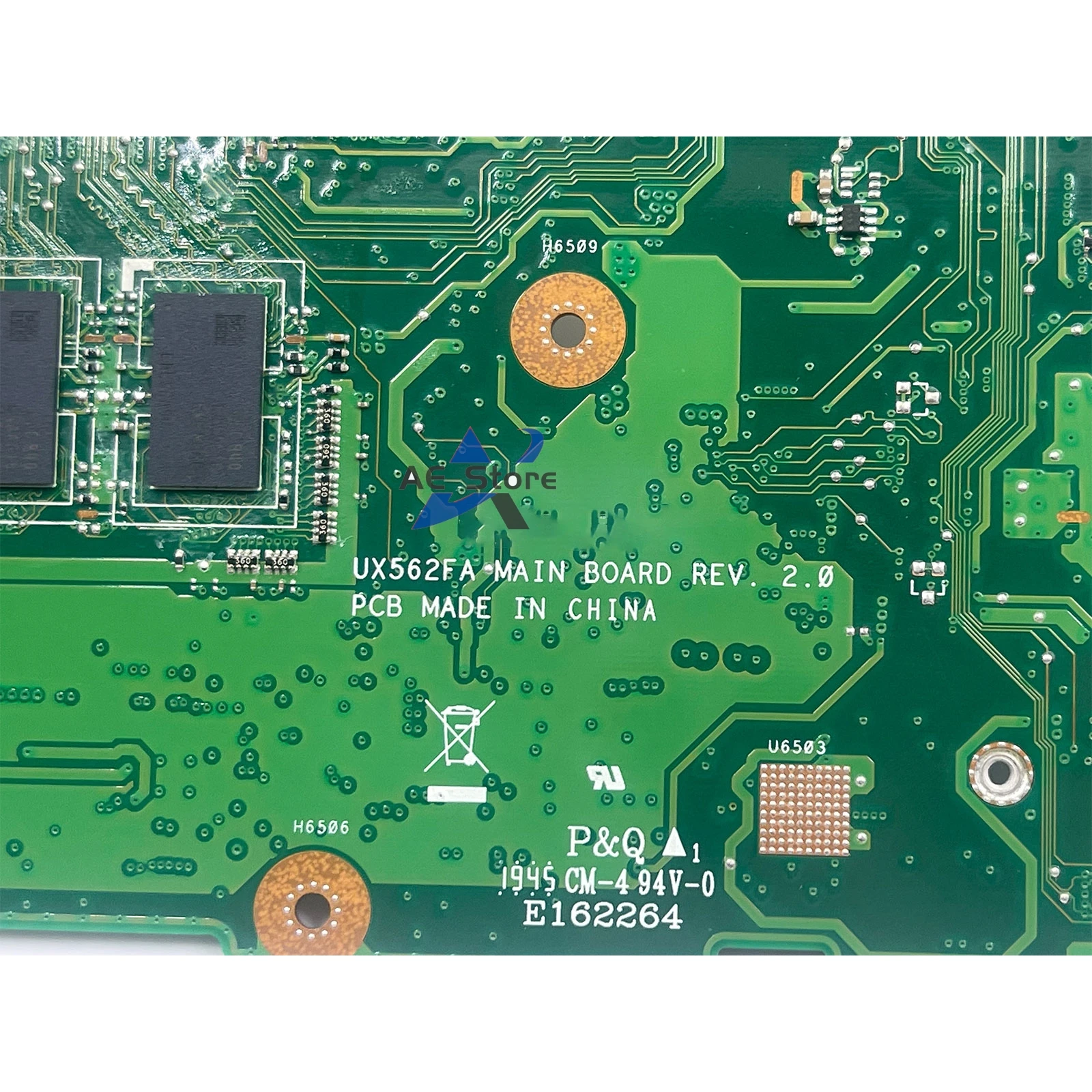 เมนบอร์ด UX562FA สำหรับ ASUS UX562F สำหรับ ASUS UX562FAC Q526FA Q526FAC มาเธอร์บอร์ดแล็ปท็อป i3 i7 i5 8/10th RAM-8G/12G/16G