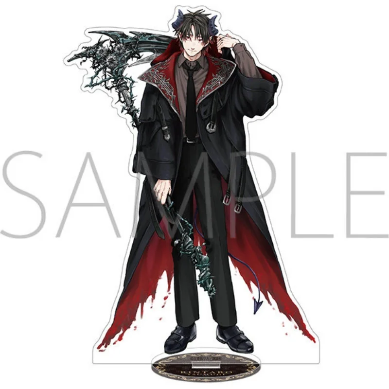Anime The Fragrant Flower Blooms with Dignity Angel And Demon Series Tsumugi Rintarou Acrylic Stand Model Plate Keychains
