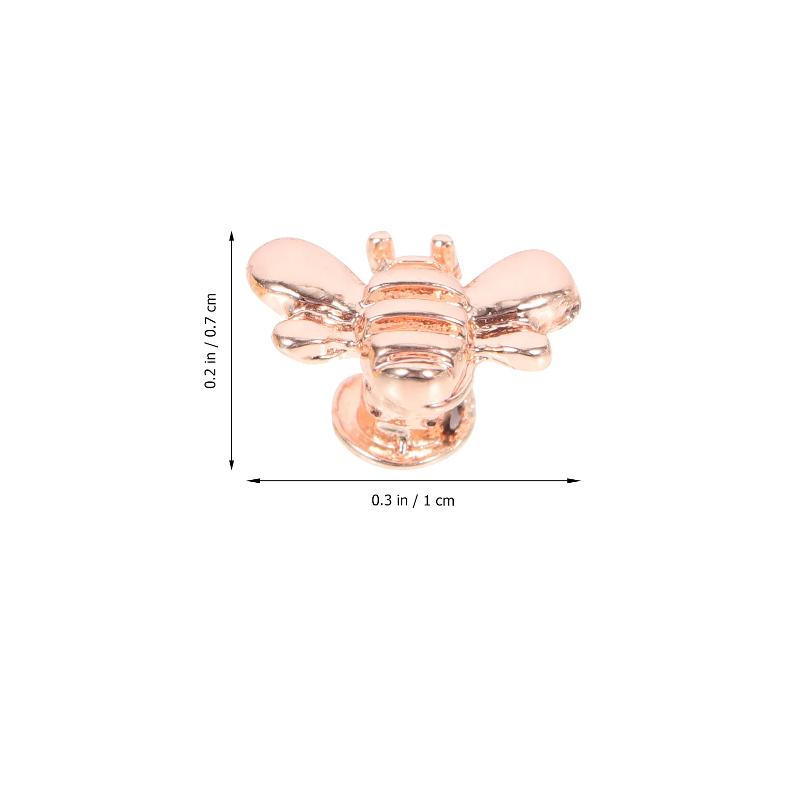 Breloques de bracelet de montre à boucle décorative abeille, 6 pièces, breloques pour décorations de bracelet de montre, accessoires robustes et durables à la mode