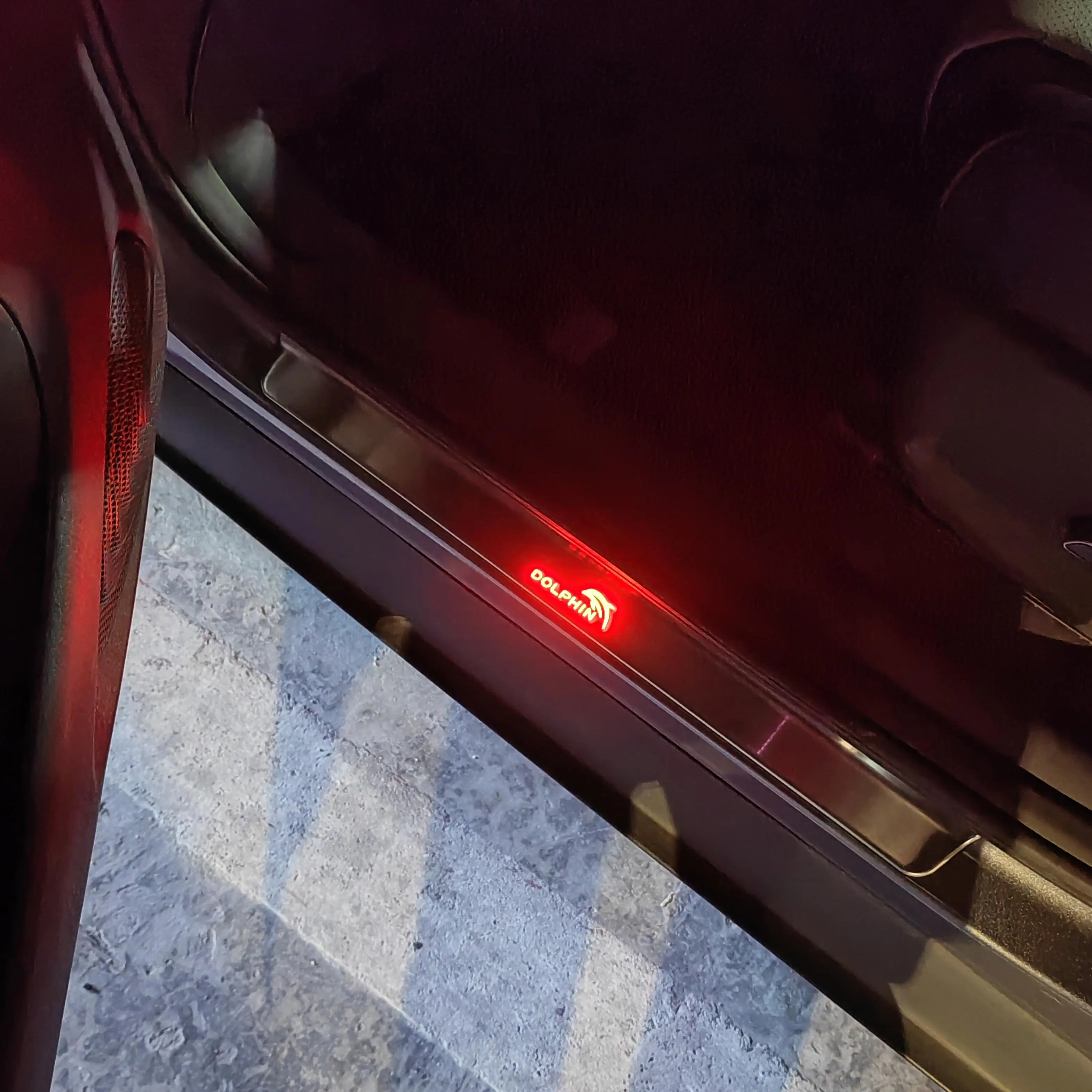 BYD Dolphin LED threshold bar blue light welcome pedal BYD DOLPHIN