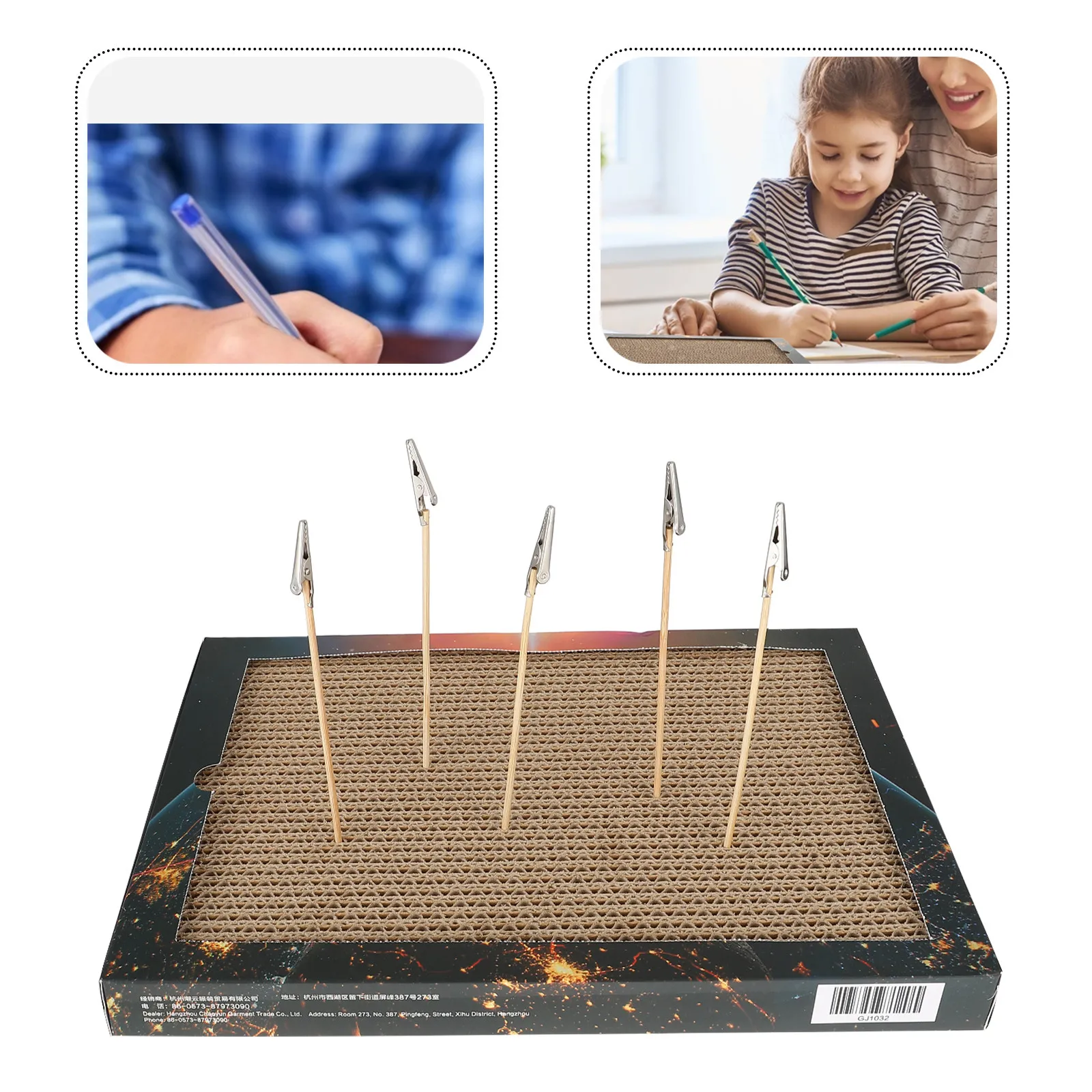 

Набор для творчества: 1 комплект бамбуковых зажимов-держателей для раскрашивания и сушки аэрографических работ, точной покраски и работы на верстаке