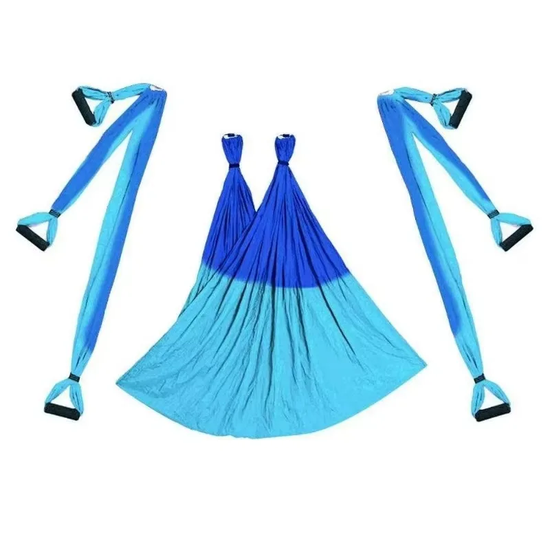 Complete Fitness Yoga Aerial Hammock Set Soft Nylon Fabric Anti Gravity Inversion Swing For Home Gym Training Equipment