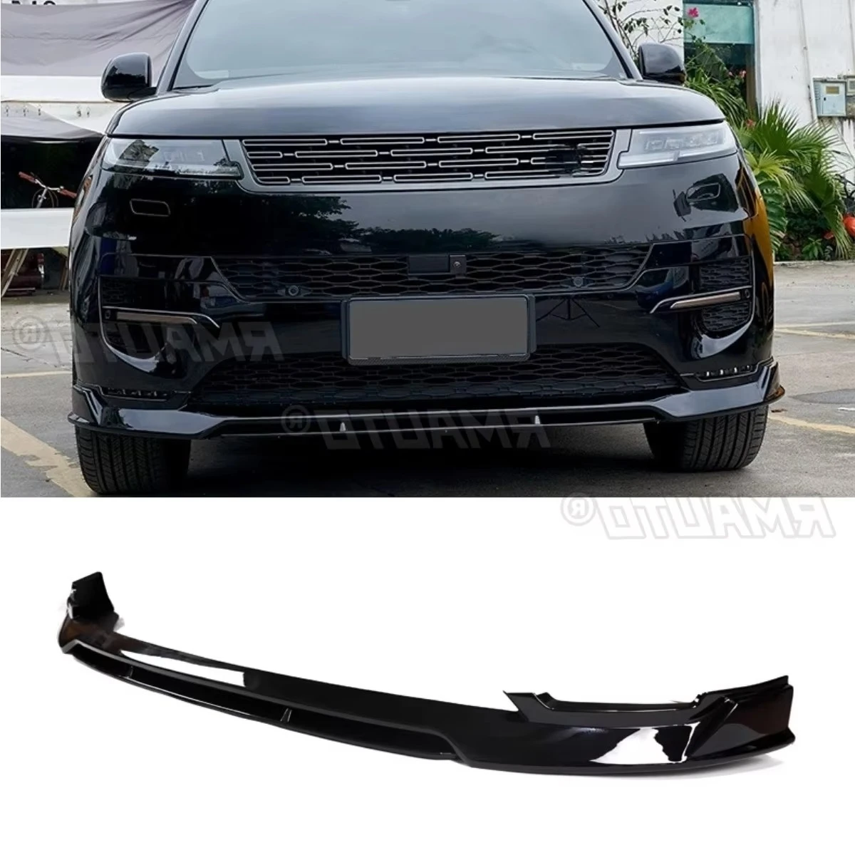 

Для Range Rover Sport 2023 + автомобильный передний бампер, спойлер, диффузор для губ, модификация, защита бампера, защитная крышка, автомобильные аксессуары