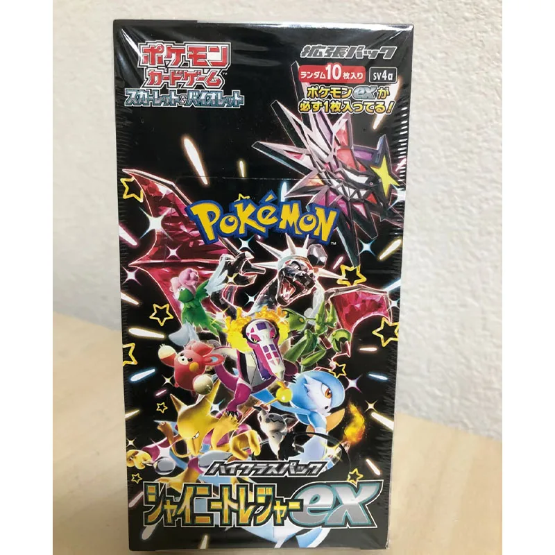 Op voorraad Originele nieuwe Japanse Pokemon-kaarten SV4A EX Booster Box Packs Trading Cards Zeldzame collectie Competitiespelgeschenken