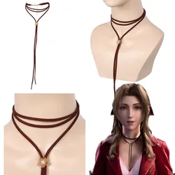 Aerith Necklace Cosplay Final Fantasy Neck Lace Adult Women Girls Halloween Carnival Costume Role Play Accessories Gifts