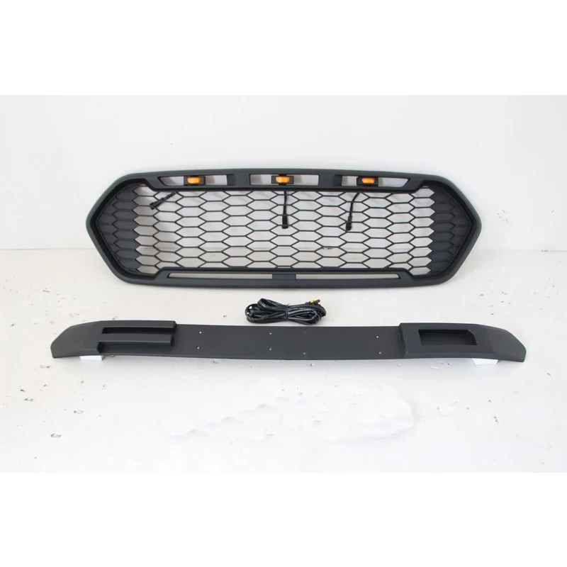 Modified Raptor Style Grills For Ford Transit Custom Europe Version Front Racing Grilles Radiator Mesh 2014 2015-2019 2020 2021