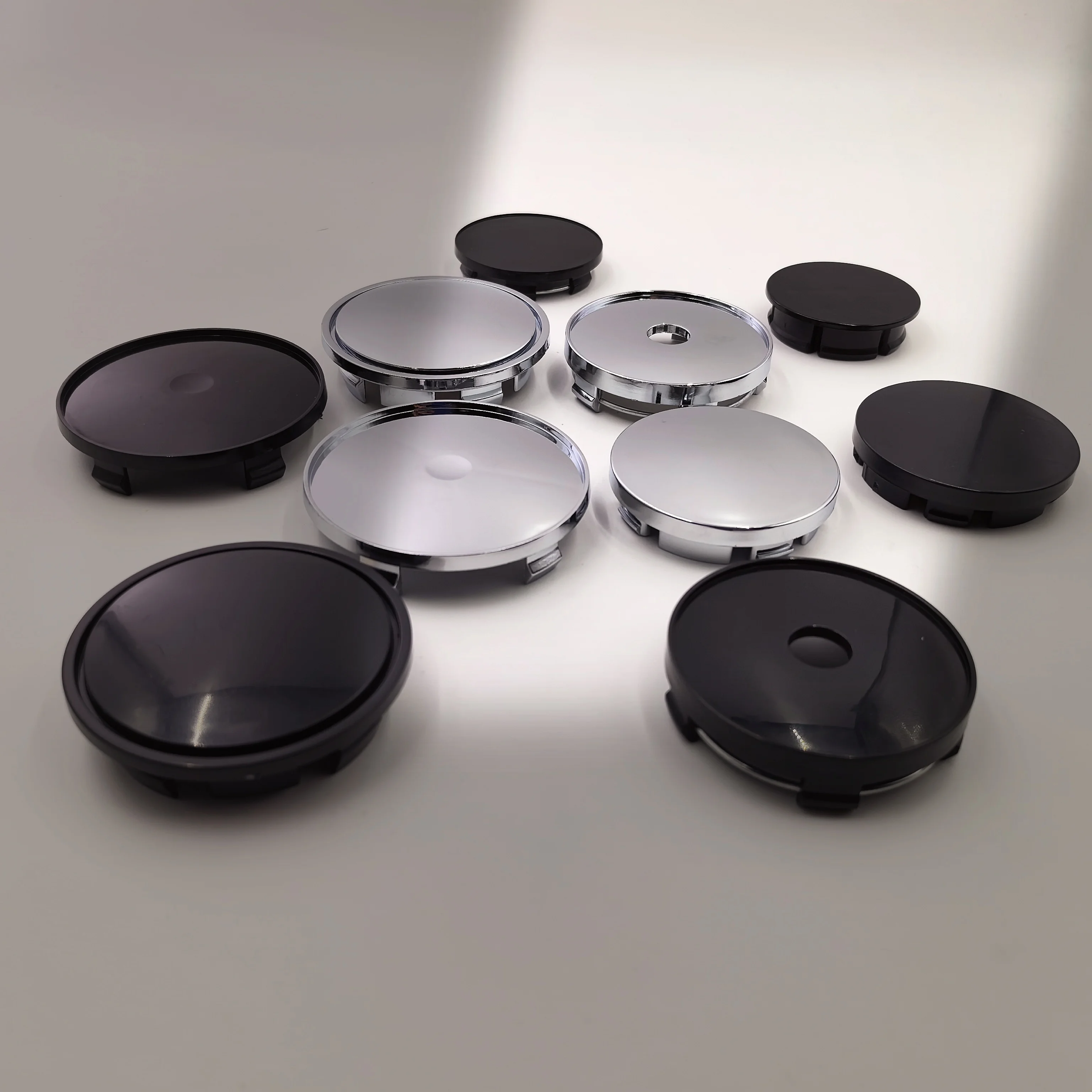 4Pcs 49/50/56/60/65/68mm Universal Blank No Logo Wheel Hub Center Cap Auto Rim Hubcap Protective Cover Car Wheel Emblem Badge view 4