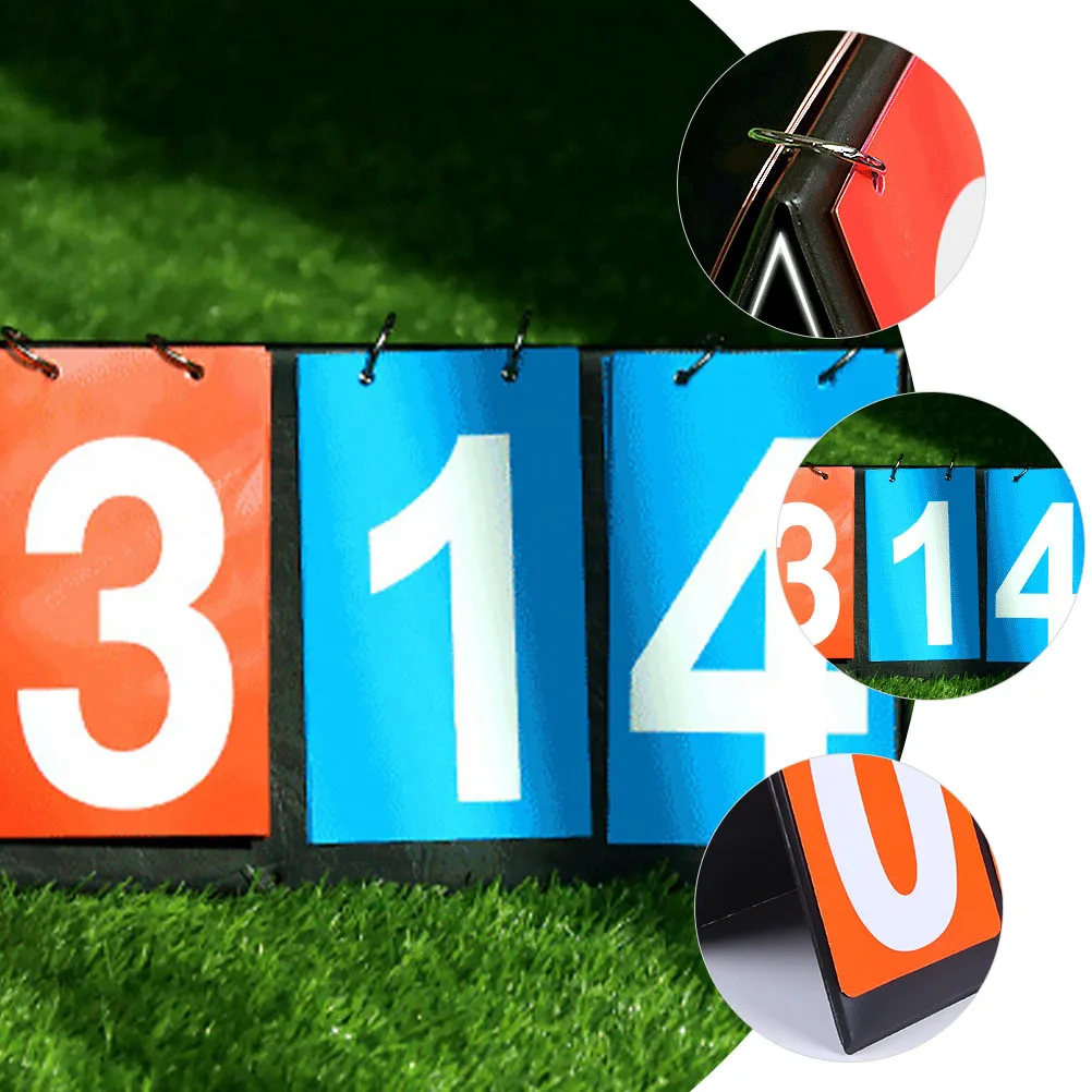 

Reusable Score Board Durable Waterproof Portable Sports Scoreboard For Basketball Competition Tabletop Score Keeper Accessory
