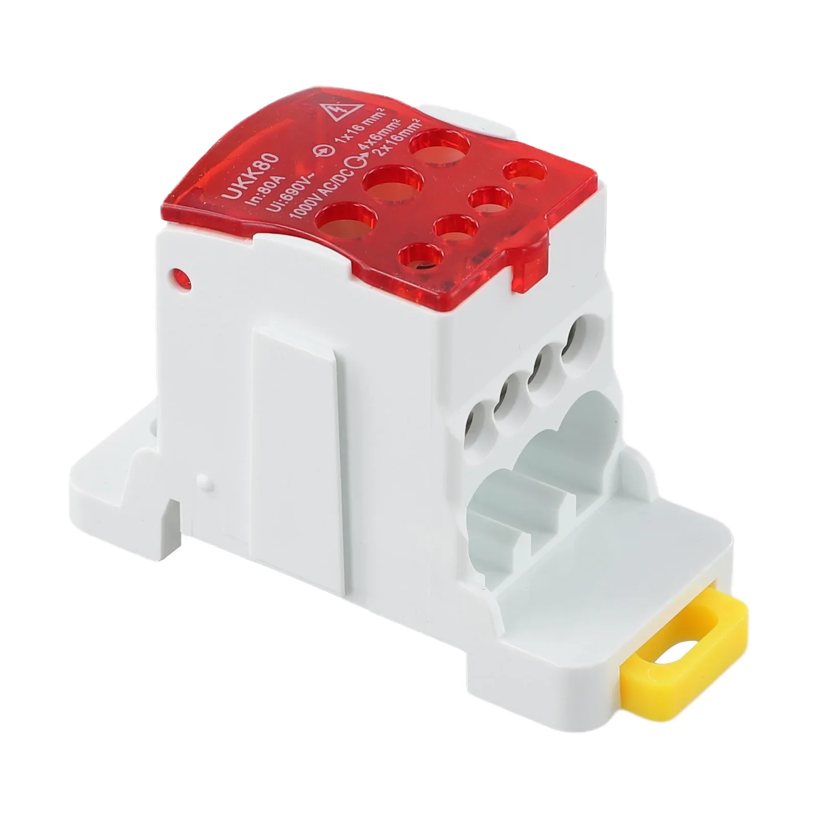 

Borneira Electrical Terminal Box DIN Rail Connector Flexible Combinations PC Shell And Brass Guide Quick Wiring Design
