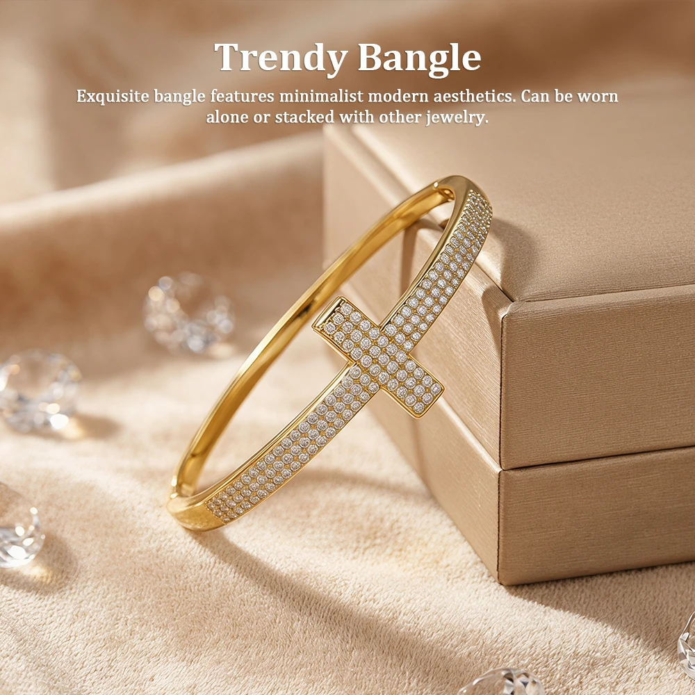 YH-T diamond-encrusted golden bracelet for women, fully diamond-encrusted, niche design, high-end feel