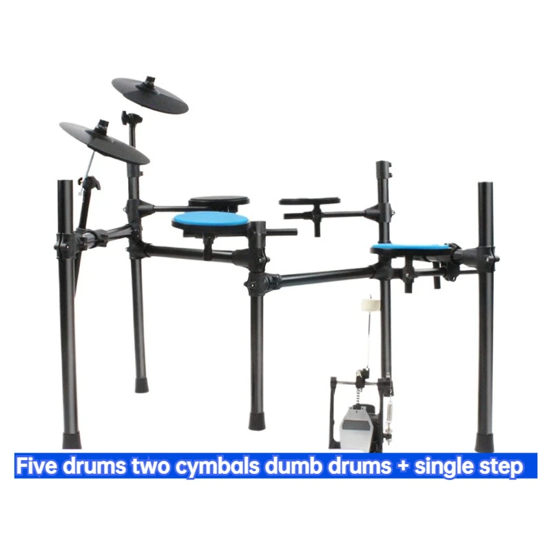 Practice Dumb Drum Kit Mute Percussion Pad Children Adults Practice Drum Set At Home Percussion Instruments Simulate Drum Set