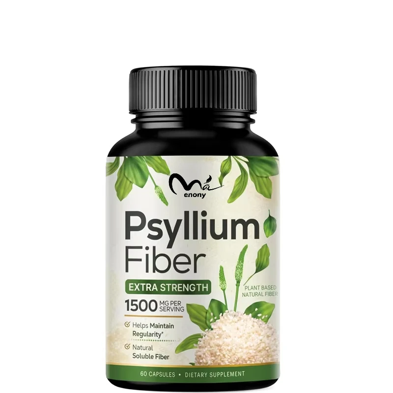 High absorption front shell capsule 1450mg, natural soluble fiber supplement, front shell fiber capsule supports digestion