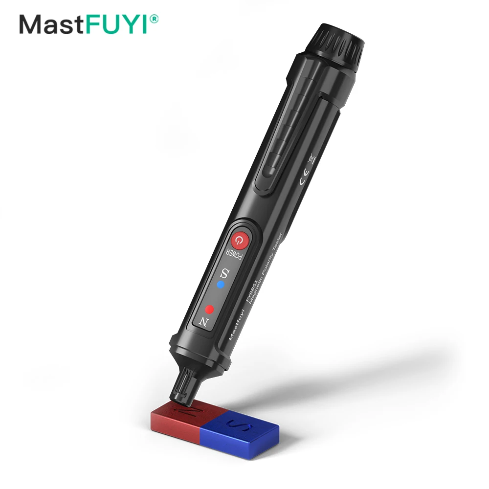 MASTFUYI FY8851 Magnetic Pole Pen Polarity Tester N/S North and South Magnetic Pole Identification Tool School Life Tool