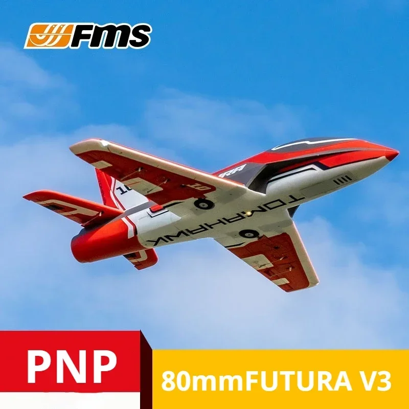 FMS 80mm Culvert FUTURA V3 RC Airplane Fixed Wing Racing Sport Foam Airplane Toys Electric Put Together Model Aircraft