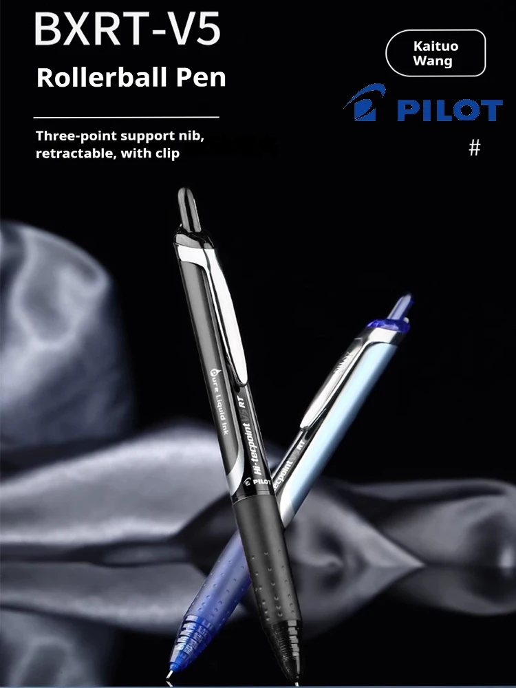Długopisy żelowe Pilot Precise V5 z trójpunktową końcówką, zapobiegające przeciekaniu, z płynnym tuszem, długopis kulkowy, wkłady Hi-Tecpoint, artykuły papiernicze wielokrotnego napełniania. — zdjęcie produktu 7