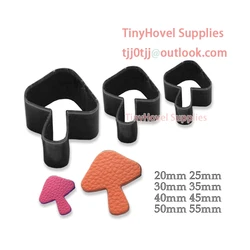 20mm-100mm Mushroom Steel Rule Die Cut, Steel Cutting Mold for Leather, Steel Punch -Cutter for leather crafts