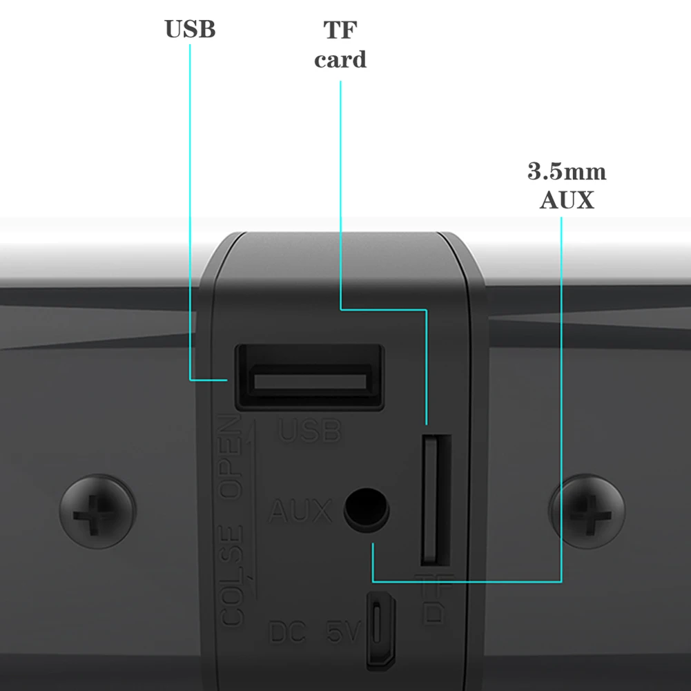 Detachable Wireless Speaker Soundbar Smart Durable Stereo Sound Box For Living Room Home