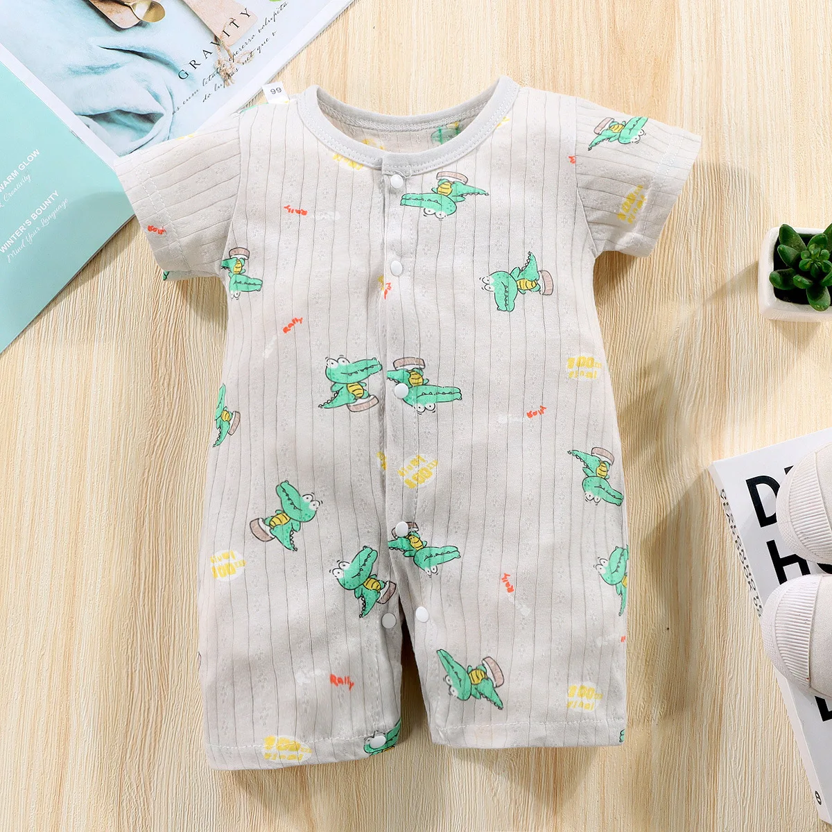 New Baby Newborn Romper Short-Sleeved Thin Romper baby wrapping clothes Jumpsuit baby girl romper