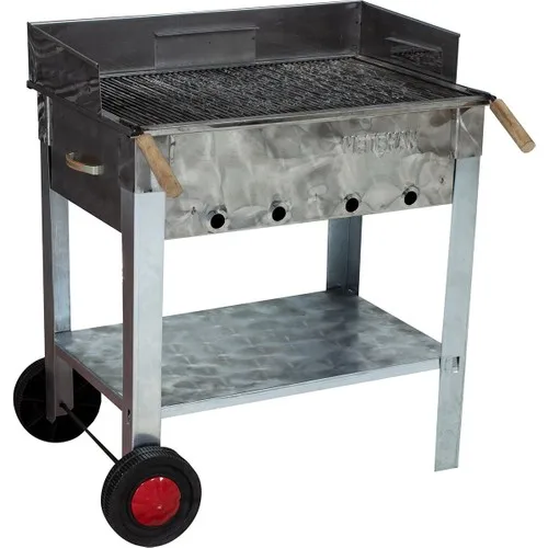 Metehan MTH-132 Groined Maltızızgaralı Barbecue 2 Wheel