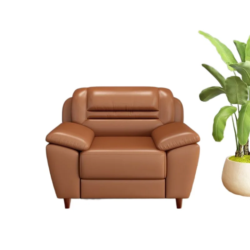 

Sofa, living room, Nordic, leather art, modern, simple, single, office, triple
