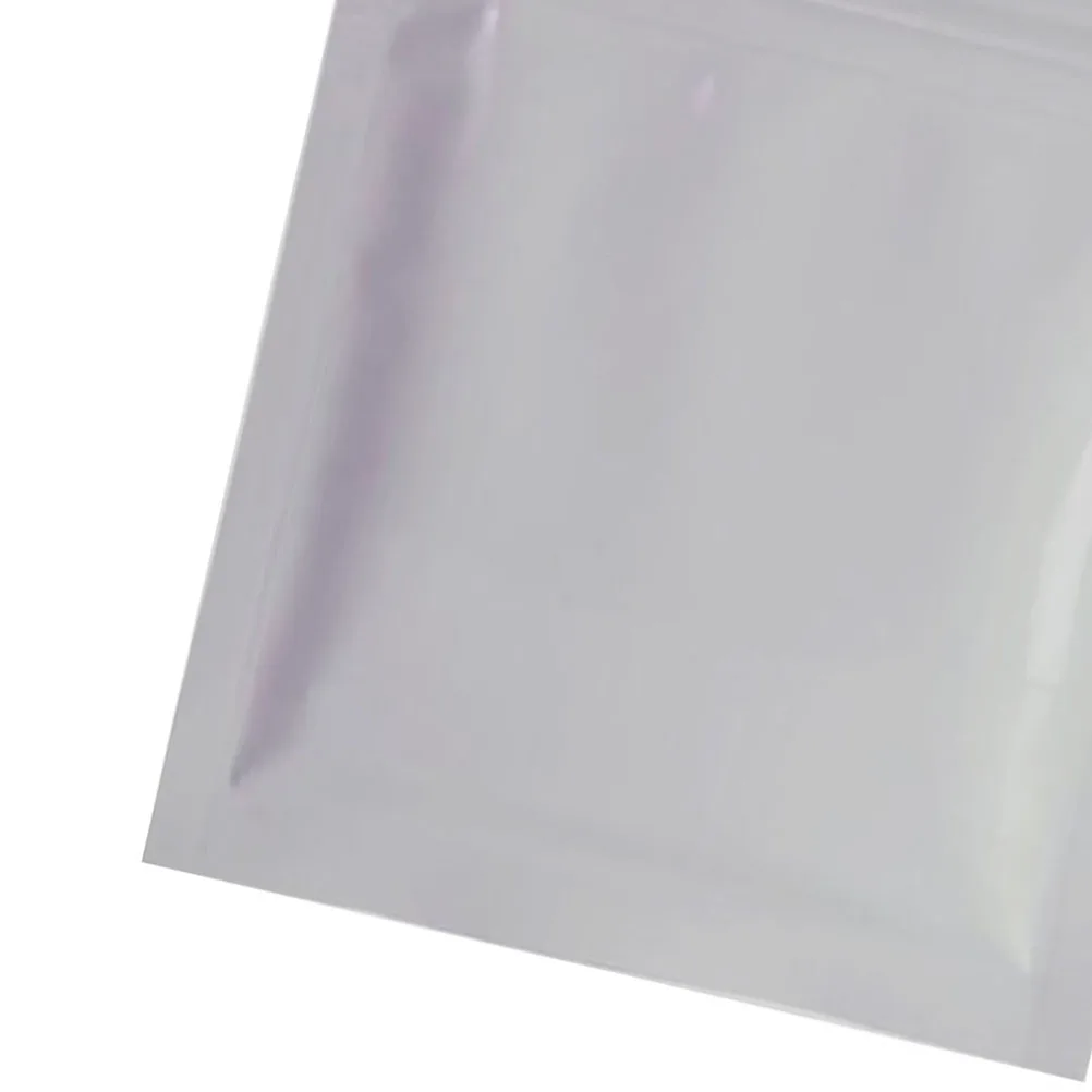 

100 Pcs Aluminum Foil Food Bags Packaging Packing Zipper Zealed Storage Pouches Plastic