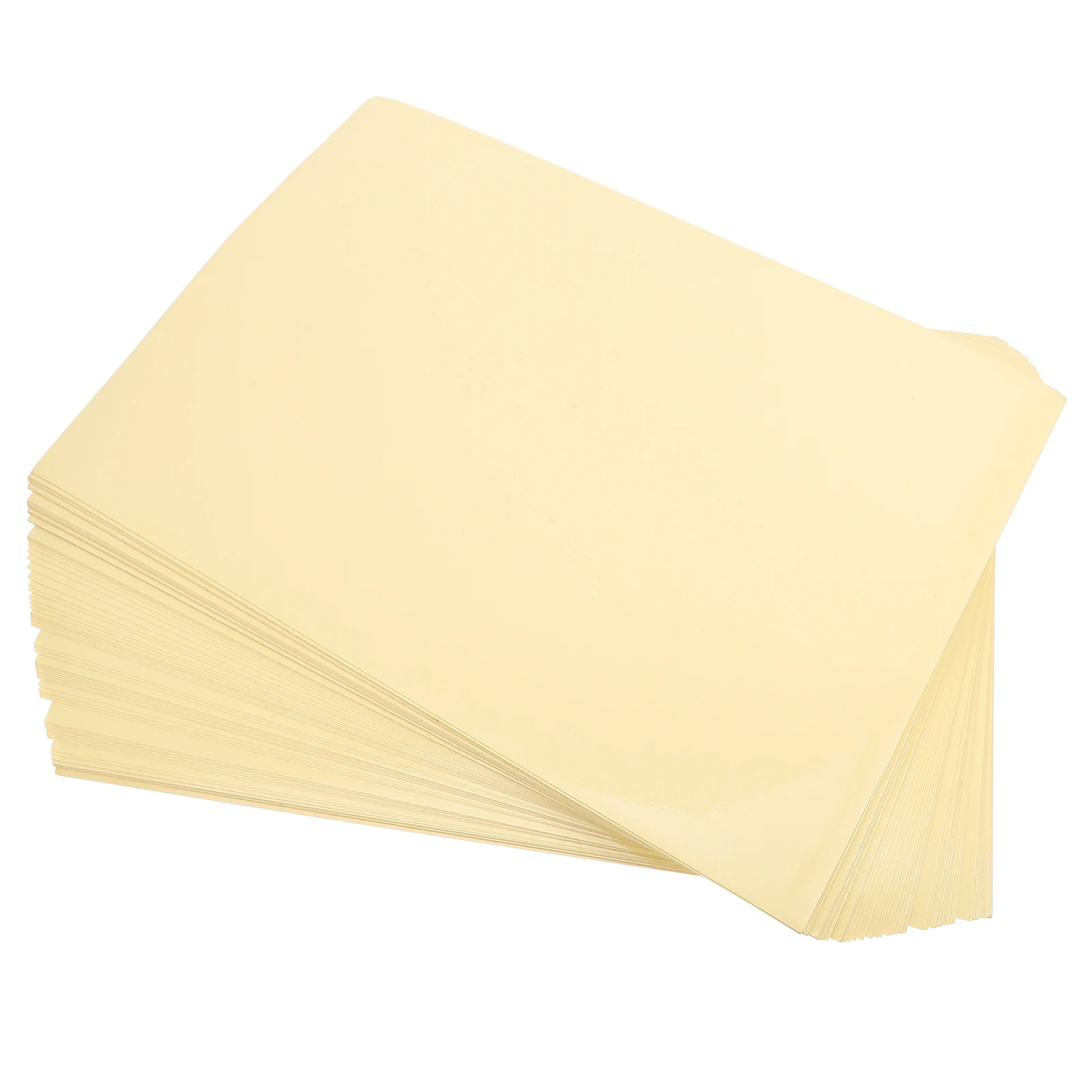 100Pcs Adhesive Waterproof Printer Paper High Adhesion Self-Adhesive Printable Label Sheets for Office Vinyl Sticker Printer