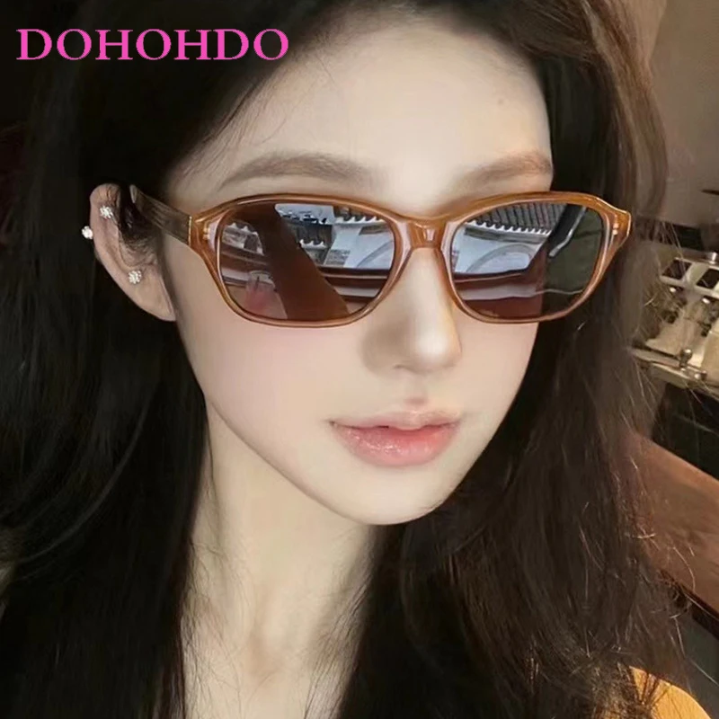 

DOHOHDO New Fashion Square Driver Sunglasses Men Vintage Shades Male Sun Glasses Brand Design Mirror Retro Oculos De Sol UV400