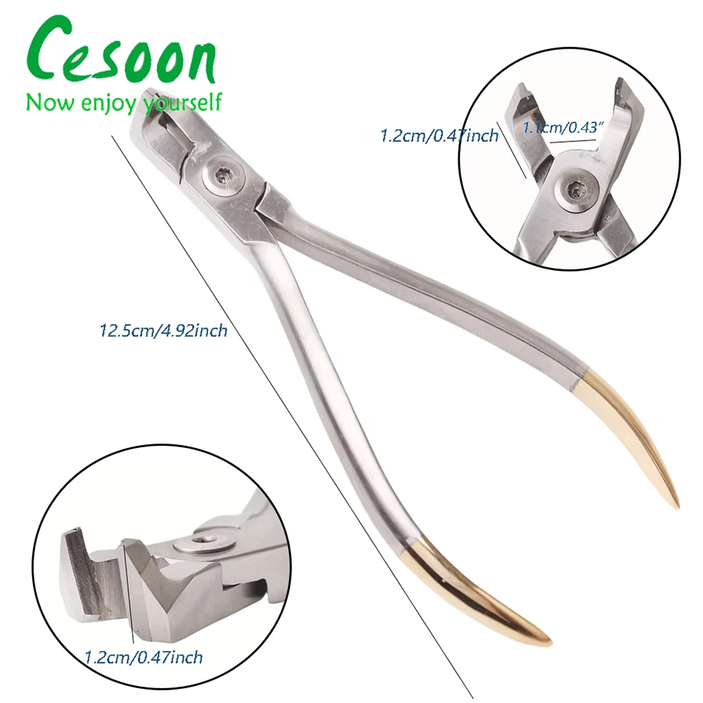 Dental Orthodontic Pliers Distal End Cutter Ligature Cutter for Arch Wires  Stainless Steel Denistry instrument Material