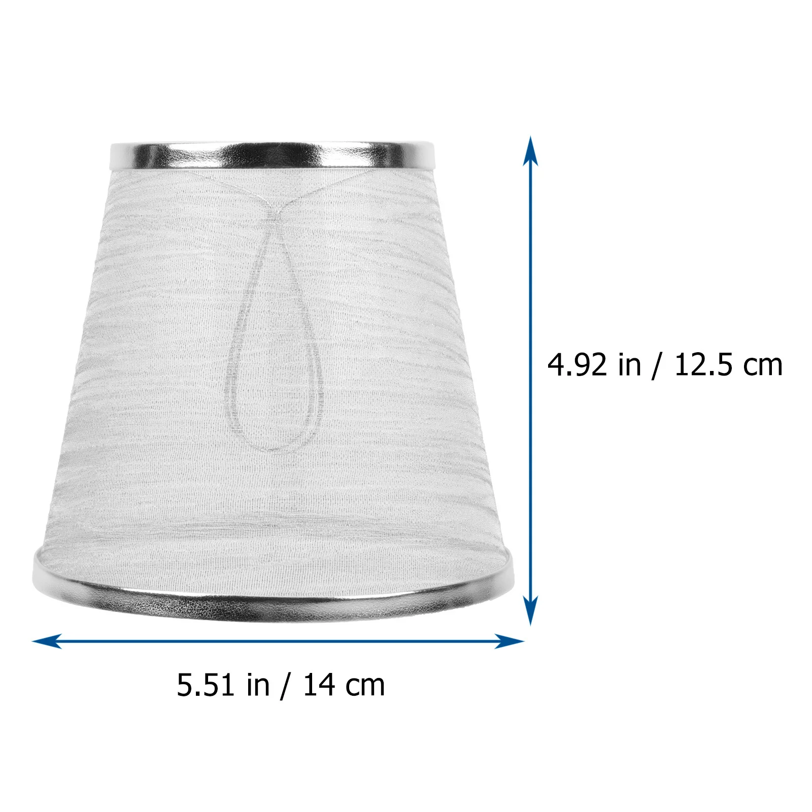 

Round Transparent Cloth Lampshade Simple Decorative Lamp Cover for Wall Floor Ceiling Lamps Bedroom Living Room Light Accessory
