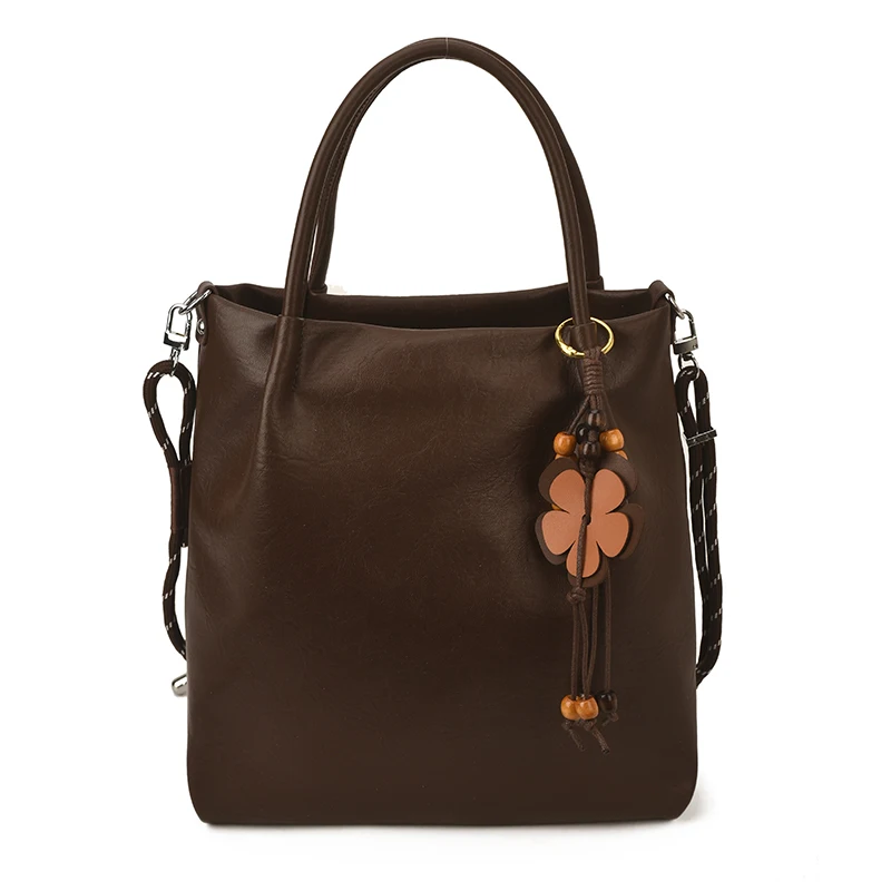 

Стильная роскошная винтажная сумка для подгузников для женщин, дизайнерская сумка через плечо, элегантная минималистичная шикарная сумка с большой вместимостью