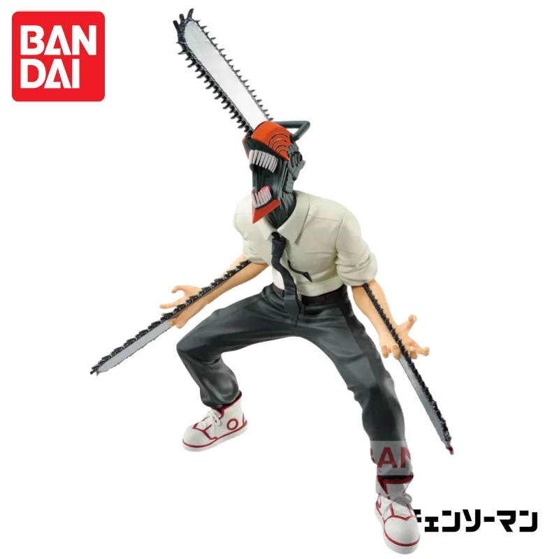 En Stock Bandai Original Banpresto vibración estrellas motosierra hombre Denji 1/2 figura de acción modelo muñeca nueva en caja