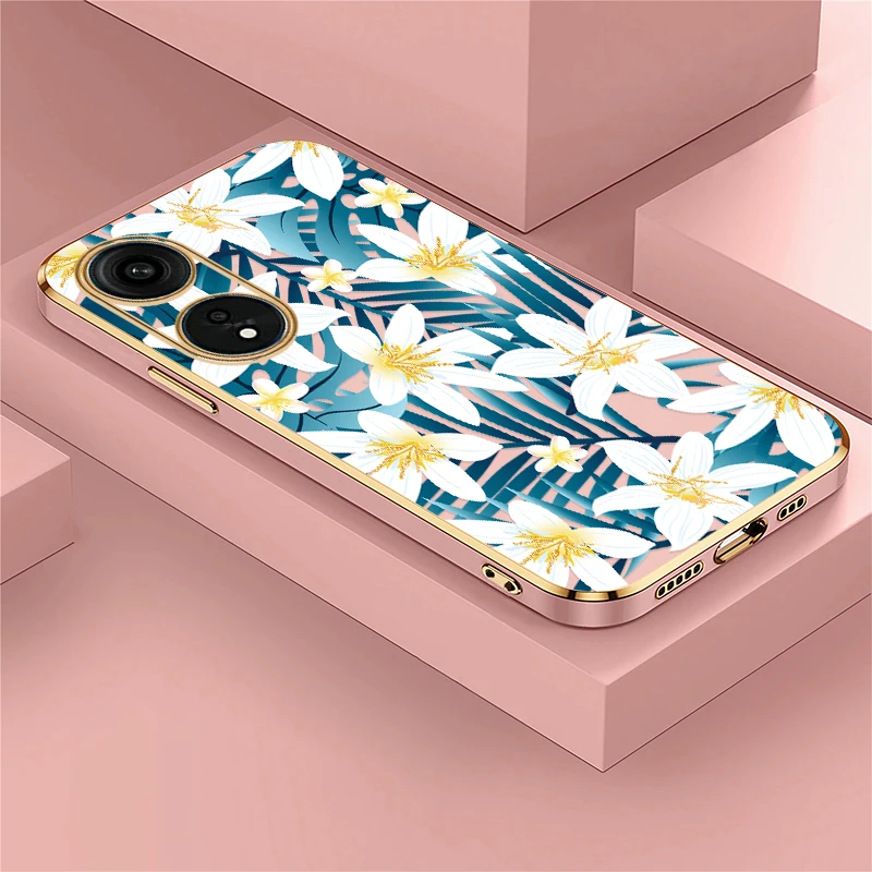 Flowers Leaves Patt…