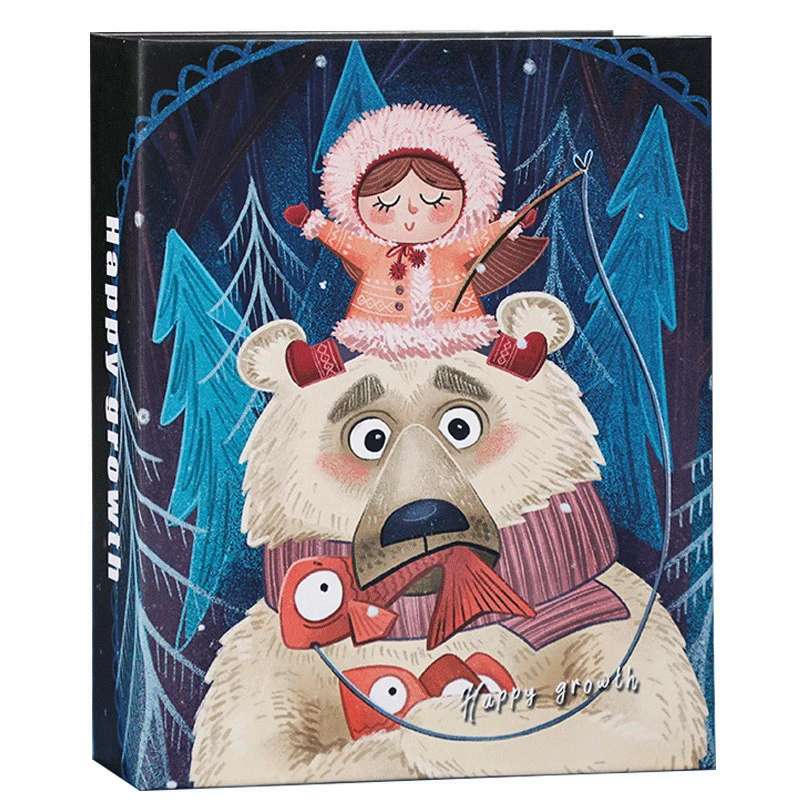 6-inch Plastic 100 Photo Album Book Baby Family Scrapbooking Albums Wedding