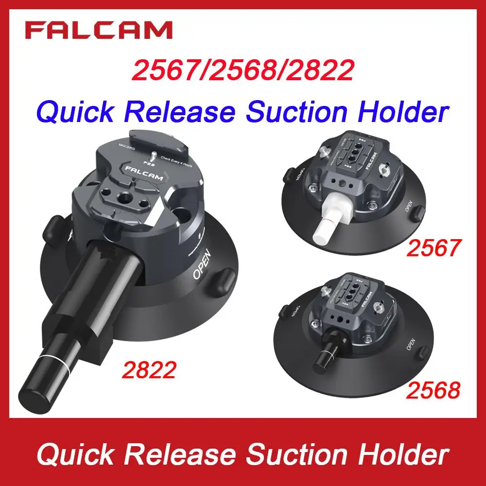 

FALCAM F22&F38 2567/2568/2822 Quick Release Camera Suction Mount Cup Holder Stand Barcket for Gopro DSLR Camera Suction Cup