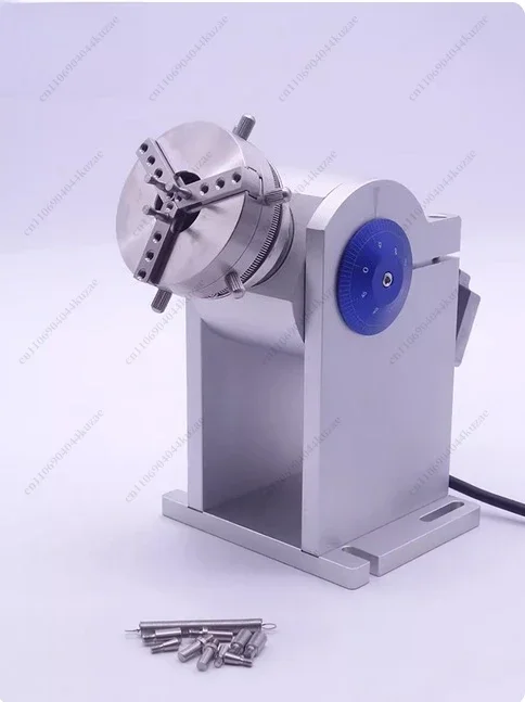 HLH D69 Quick Chuck Rotary Axis Fixture Stainless Steel Spring Rotary Table for Laser Marking Machine