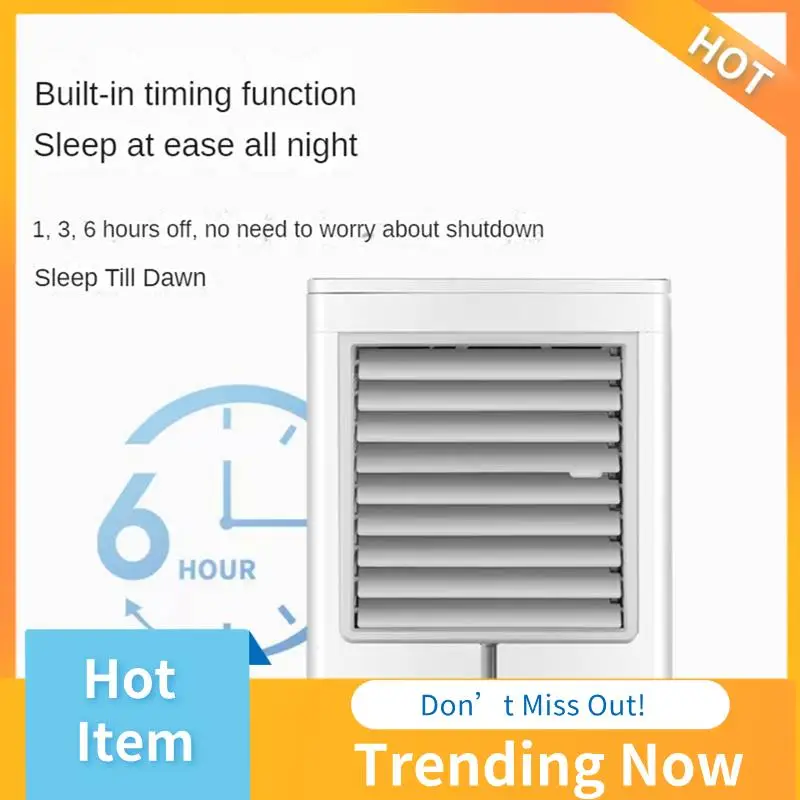 ABNL Portable Air Conditioner Fan Evaporative Mini Air Cooler, USB Powered Touch Screen Desktop Cooling Fan For Home Office