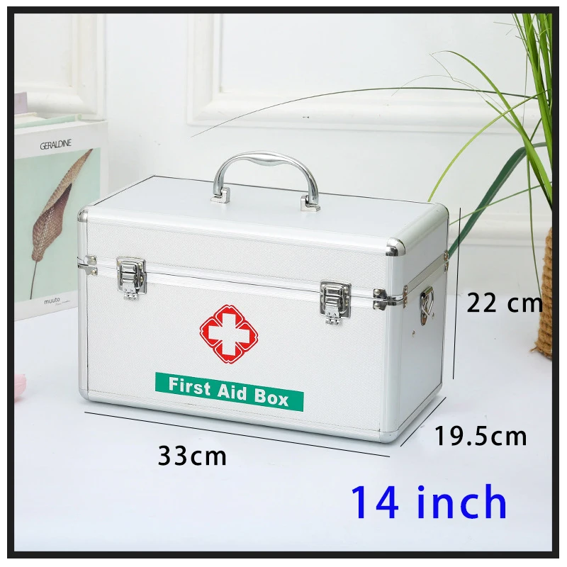 Large Capacity Family Medicine Organizer Box Portable First Aid Kit Medicine Storage Boxes Organizers Plastic Organizing Home