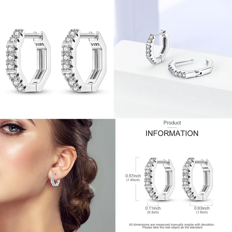 925 الفضة القلب تشيكوسلوفاكيا مكعب الزركون جولة ديزي زهرة الثلاثي وأقراط للنساء الفضة 925 الأصلي مجوهرات الأزياء 2024 #2