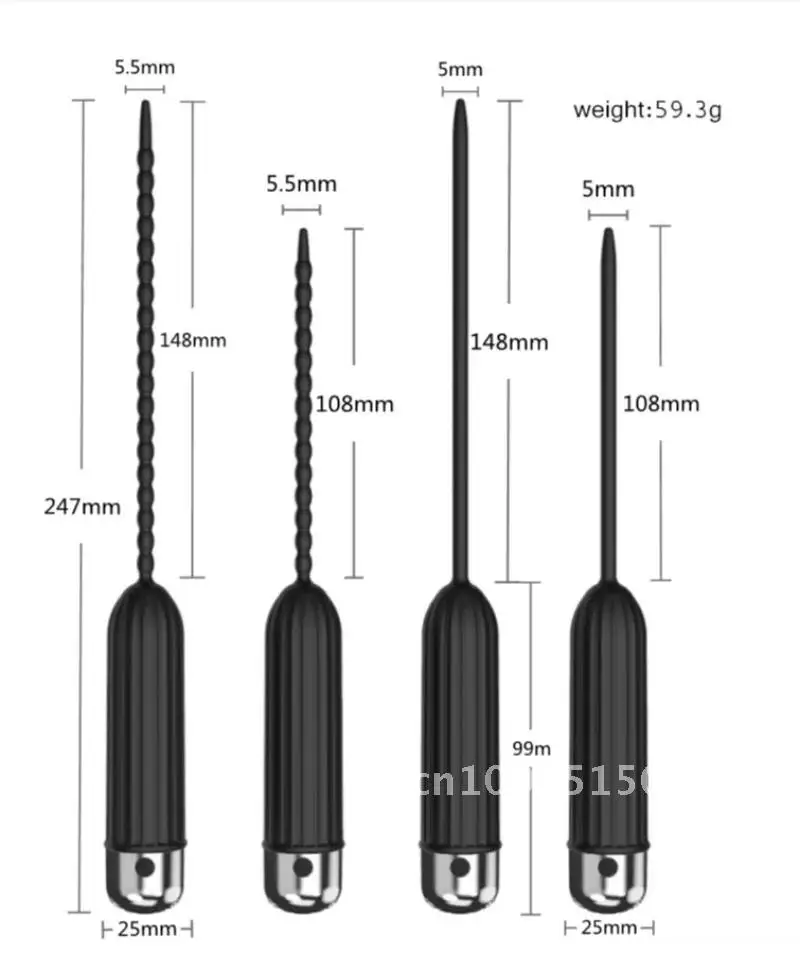 Vibrating Rechargeable Horse Eye Stick Male Urethra Plug Penis Dilated Urethra Masturbator Vibrator Ejaculation Delay Dilator